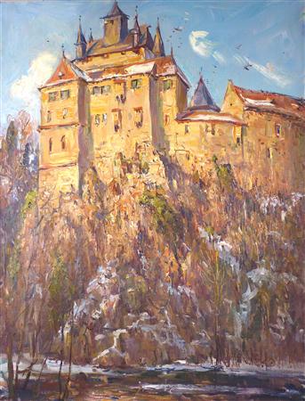 Shirokov, Andrey, 'Burg Kriebstein', (2012, Öl auf Leinwand)