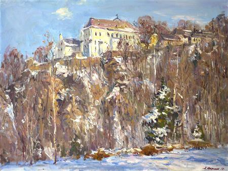 Shirokov, Andrey, 'Burg Wolkenstein', (2012, Öl auf Leinwand)