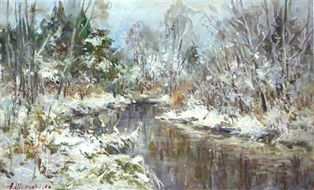 Shirokov, Andrey, 'Der erste Schnee', (2011, Öl auf Leinwand)