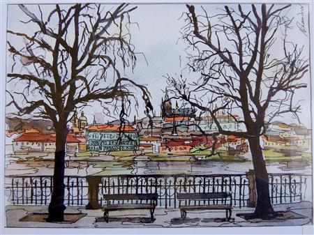 Nikandrov, Ivan, 'Prag', (2012, Aquarell)