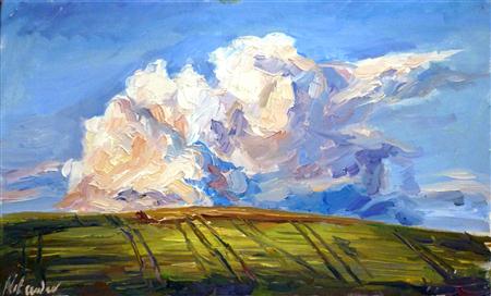 Nikandrov, Ivan, 'Wolken', (2011, Öl auf Leinwand)